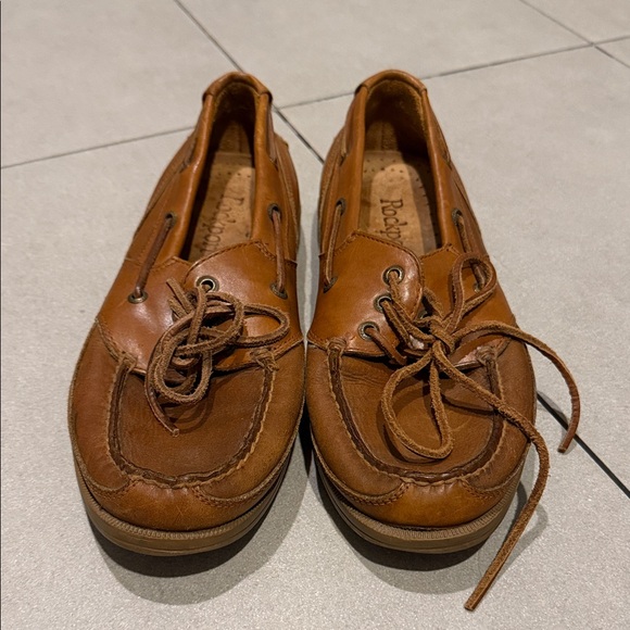 Rockport Other - Rockport Men's Cognac Leather Dockside Boat Shoes